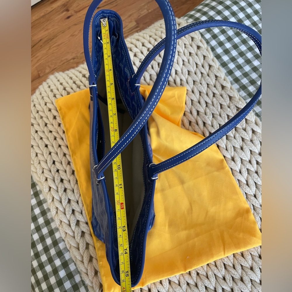 Blue Canvas Zip Tote